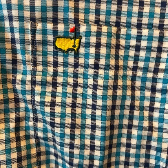 ⛳️ Masters Clubhouse Collection Men’s Button-Down Shirt | S | Italian-Made - Picture 8 of 8